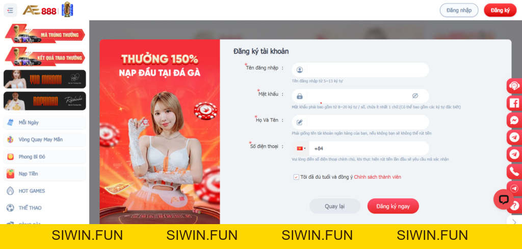 Đăng Ký AE888 - Hướng Dẫn Nhận Code Tân Thủ 2026 - siwin Đăng Ký AE888 - Hướng Dẫn Nhận Code Tân Thủ 2026 - siwin