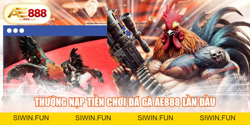 Thưởng Nạp Tiền Chơi Đá Gà AE888 Lần Đầu HOT 2026 - siwin